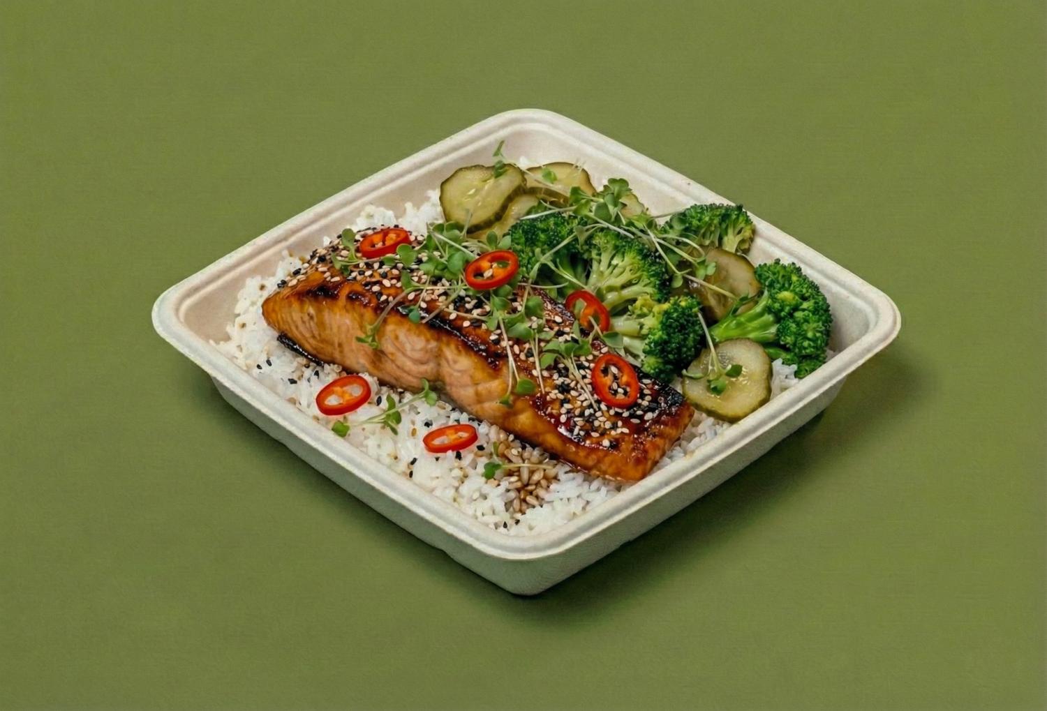 Miso Salmon & Sesame Rice