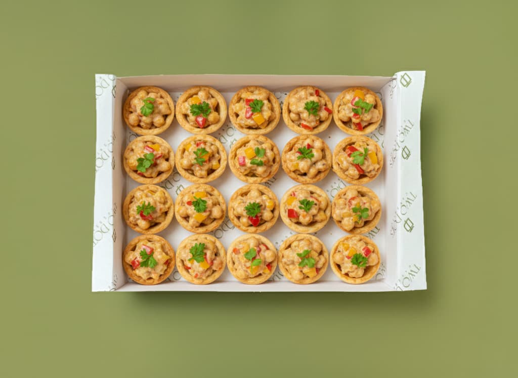 Chickpea & Pepper Tartlets
