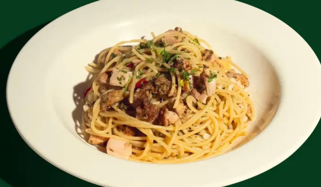 Sauteeed Mushroom Aglio Olio
