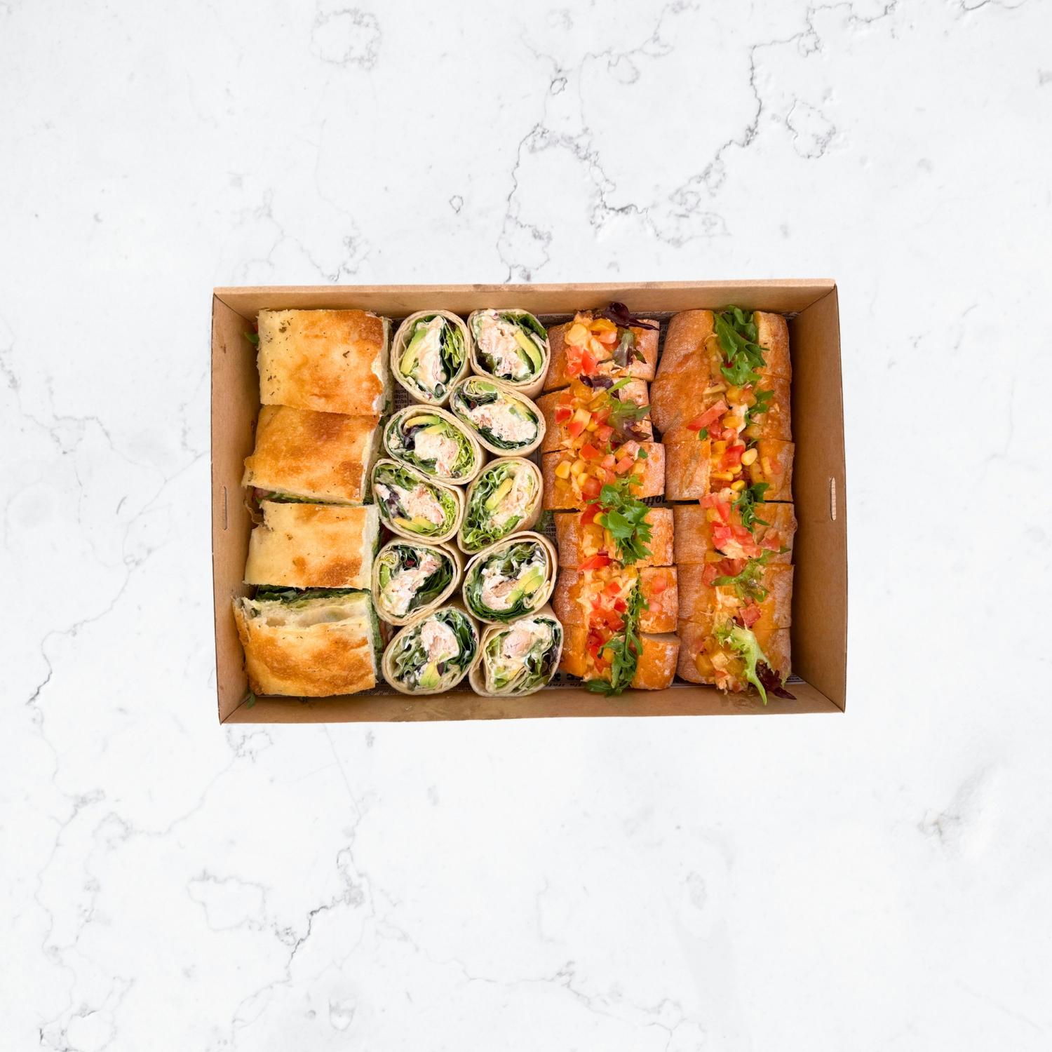 Mixed Sandwich, Wraps and Baguette Box