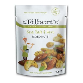 Mr Filberts Mixed Nuts Sea Salt & Herb 12 x 50g