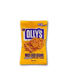 Olly’s Multi-Seed Sesame Pretzel Thins - 10 x 35g