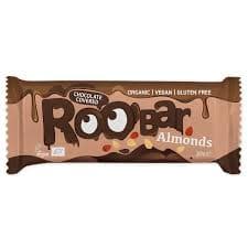 Roo’bar Chocolate Covered Almond - 16 x 30g