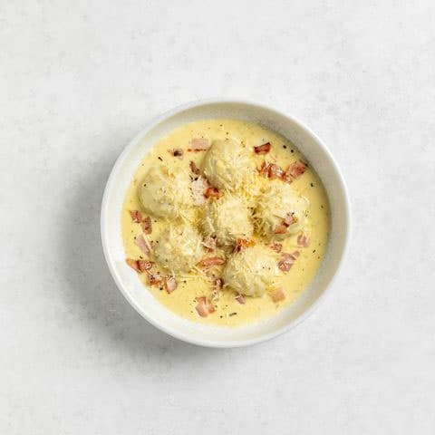 Golden Carbonara Momo (6 Pieces)