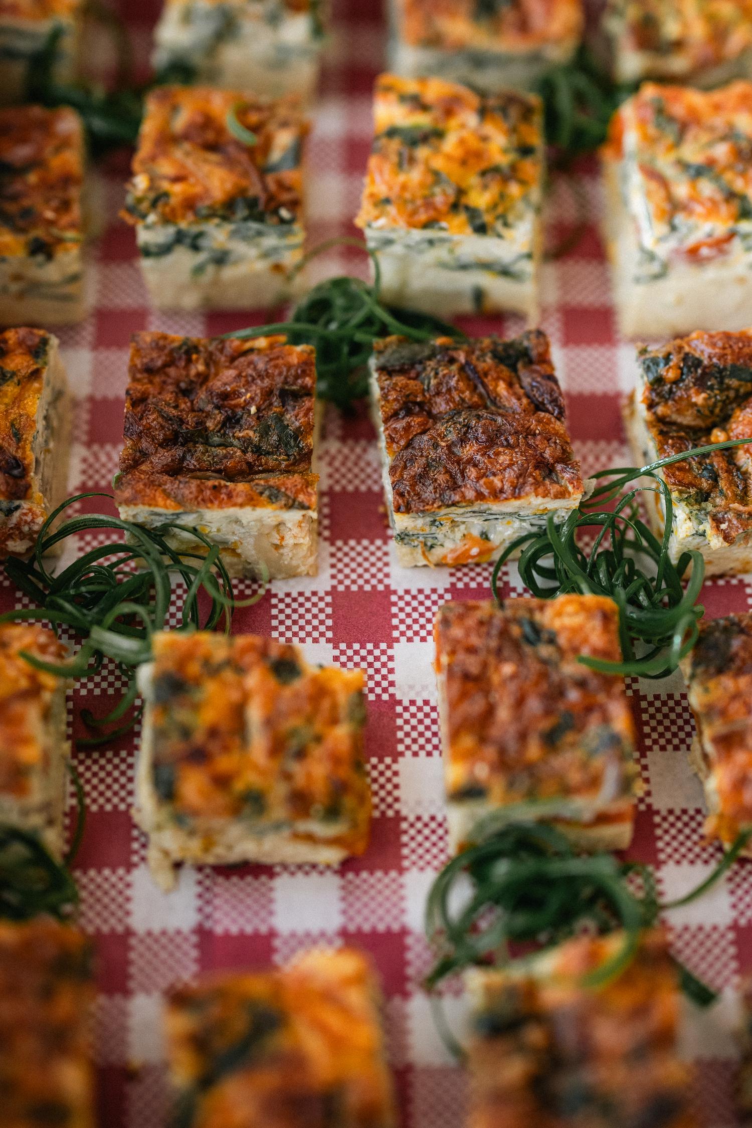 Vegetable Filled Fritatta
