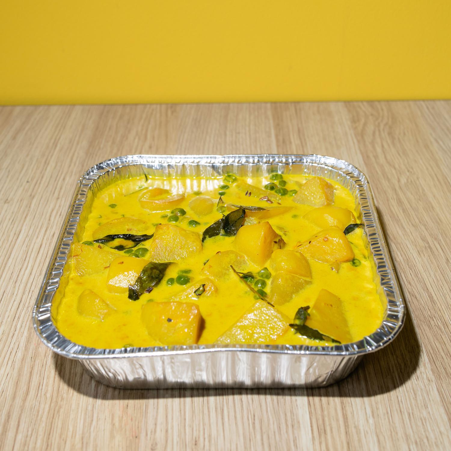Yellow Potato Curry Tray (Small)