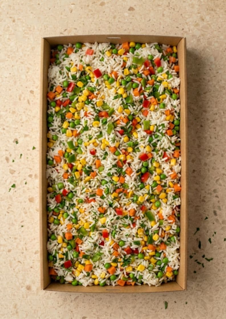 Mixed Vegetable Rice Salad