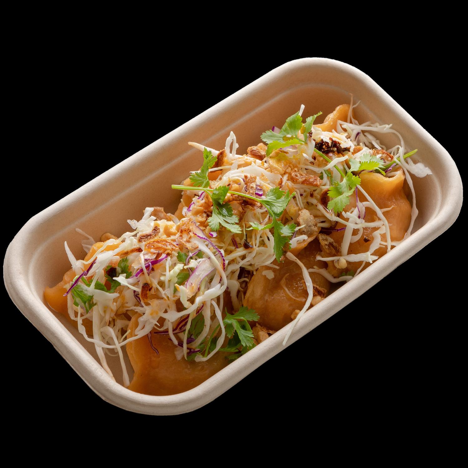 Tsingtao Spicy Pulled Pork Dumplings (6 Pieces)