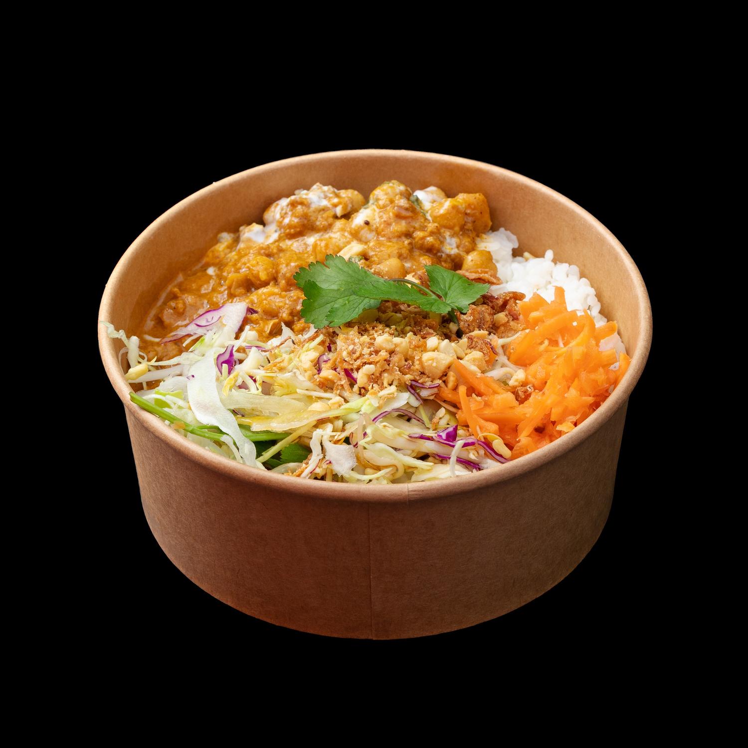 Sri Lanka Chickpea Curry Rice Bowl