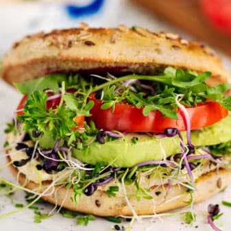 Mini Vegan Bagel