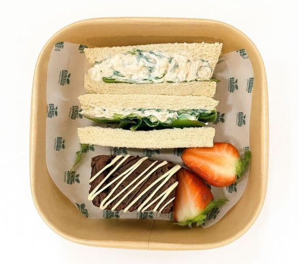 Sandwich and Brownie Box