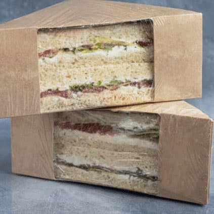 Gluten Free Triangle Sandwich