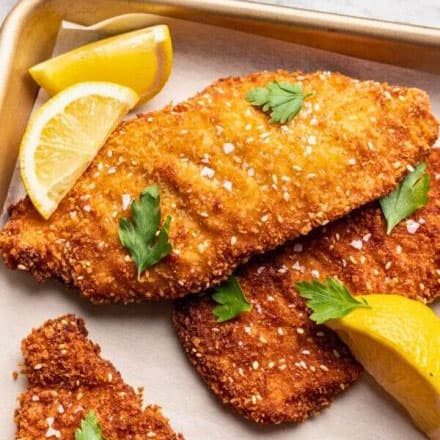 Garden Herb Chicken Schnitzels