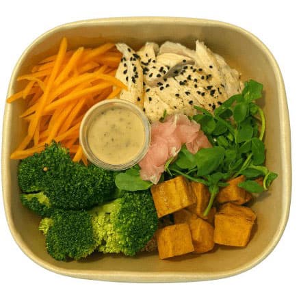 Grilled Salmon Nourish Salad Bowl