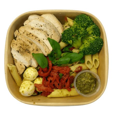 Chicken Pesto Pasta Salad Bowl