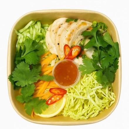 Vietnamese Chicken Poke Bowl