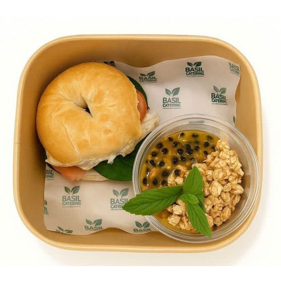 Yoghurt and Chicken Bagel Box