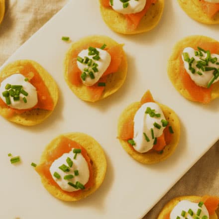 Smoked Salmon Blini