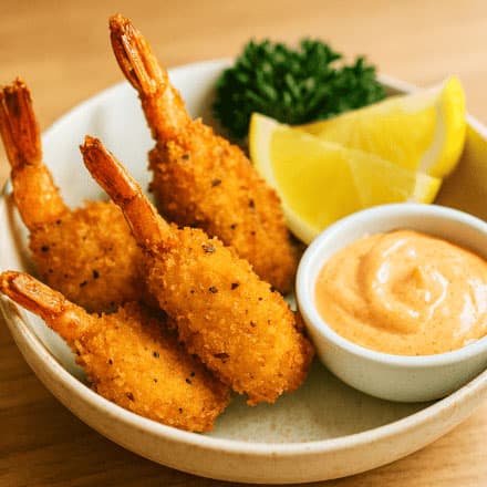 Crumbed Prawn Cutlets