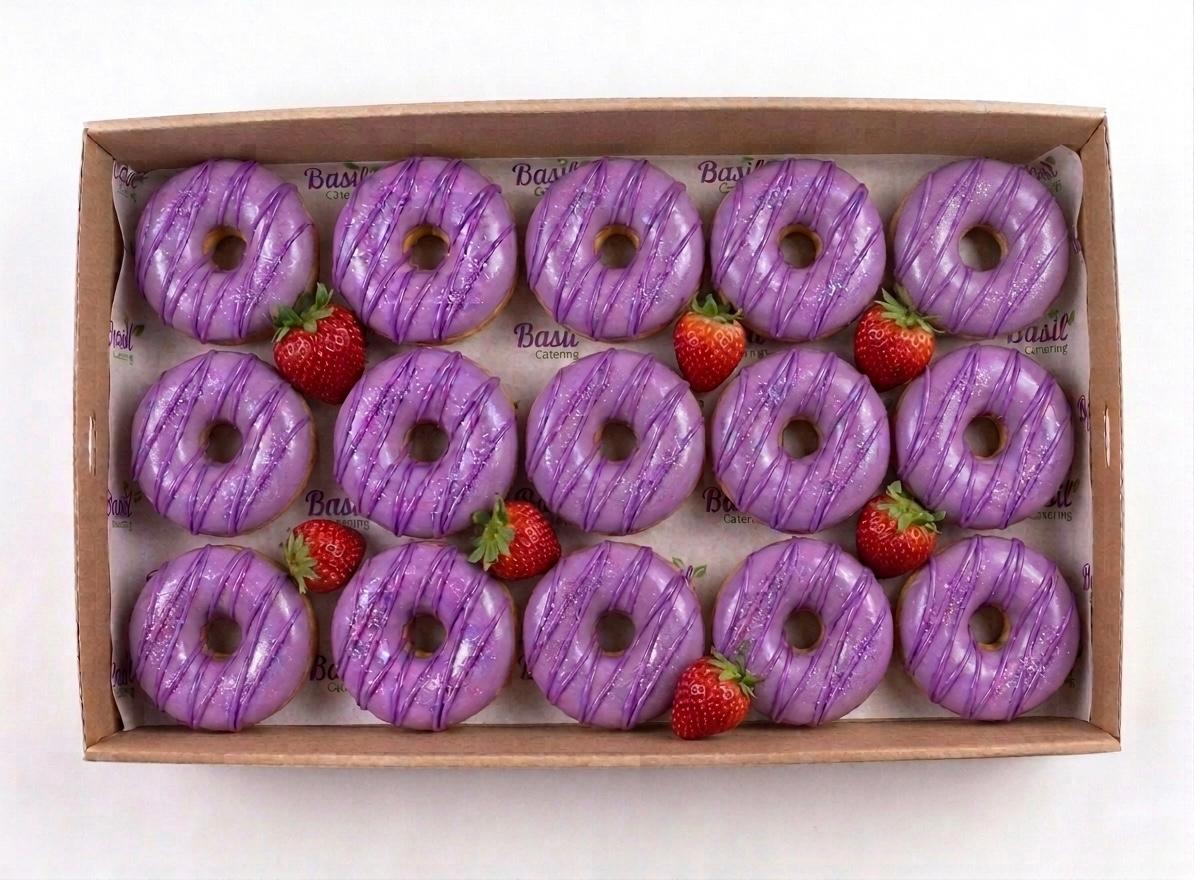 Purple Glow Doughnuts