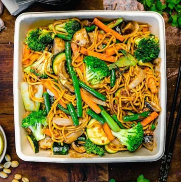 Penang Satay Noodles Platter