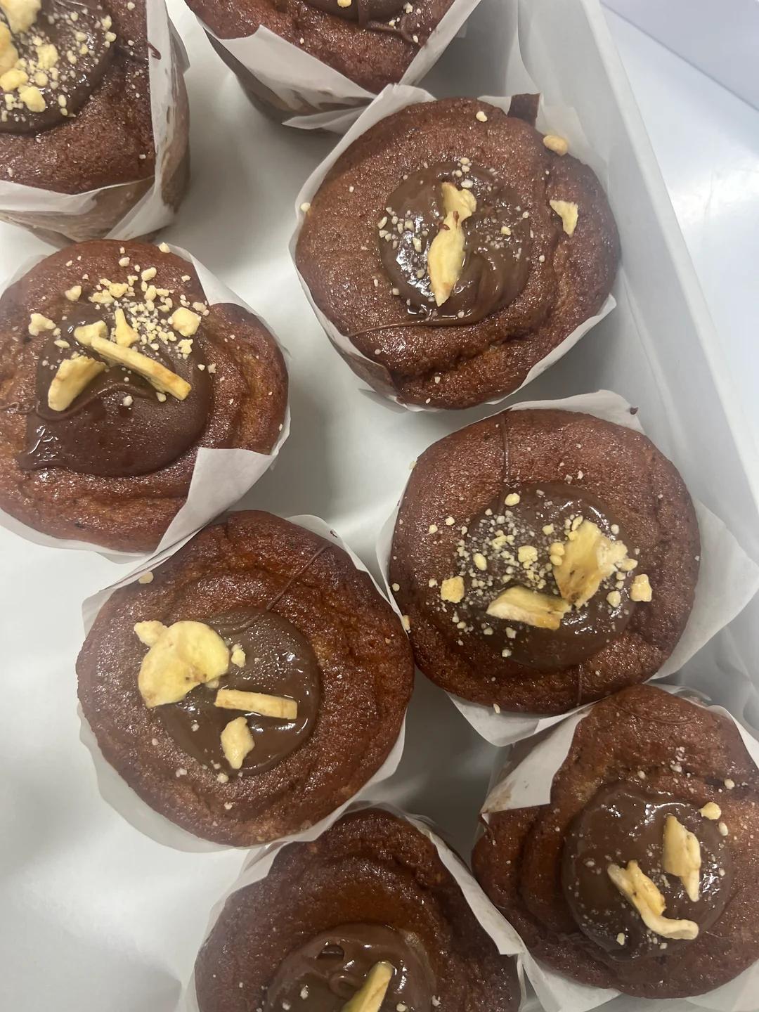 GF Banana & Nutella Muffins Platter (Small)