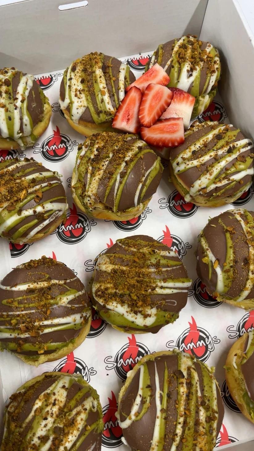 Mini Dubai Pistachio Donuts
