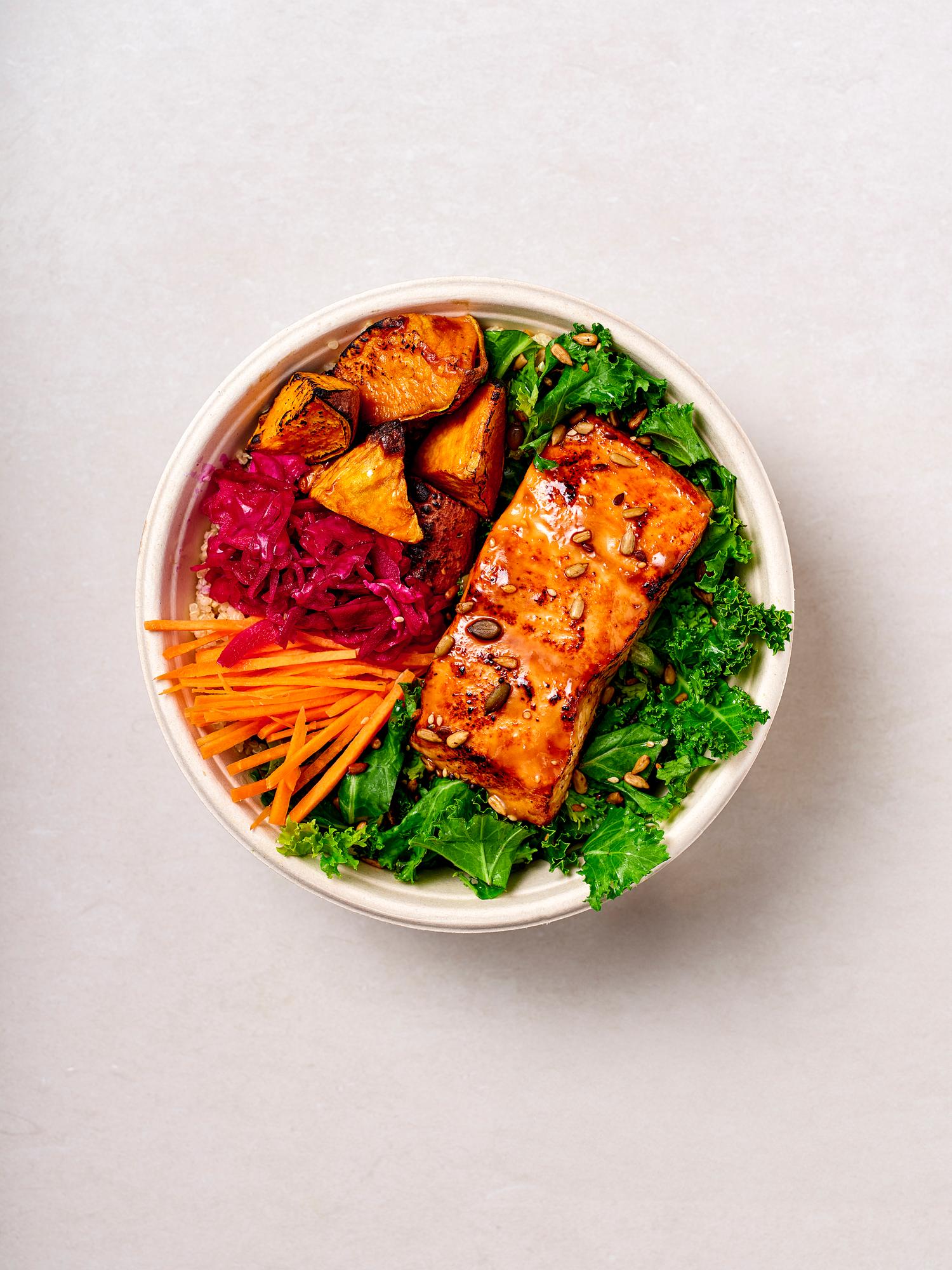 Miso Salmon Salad