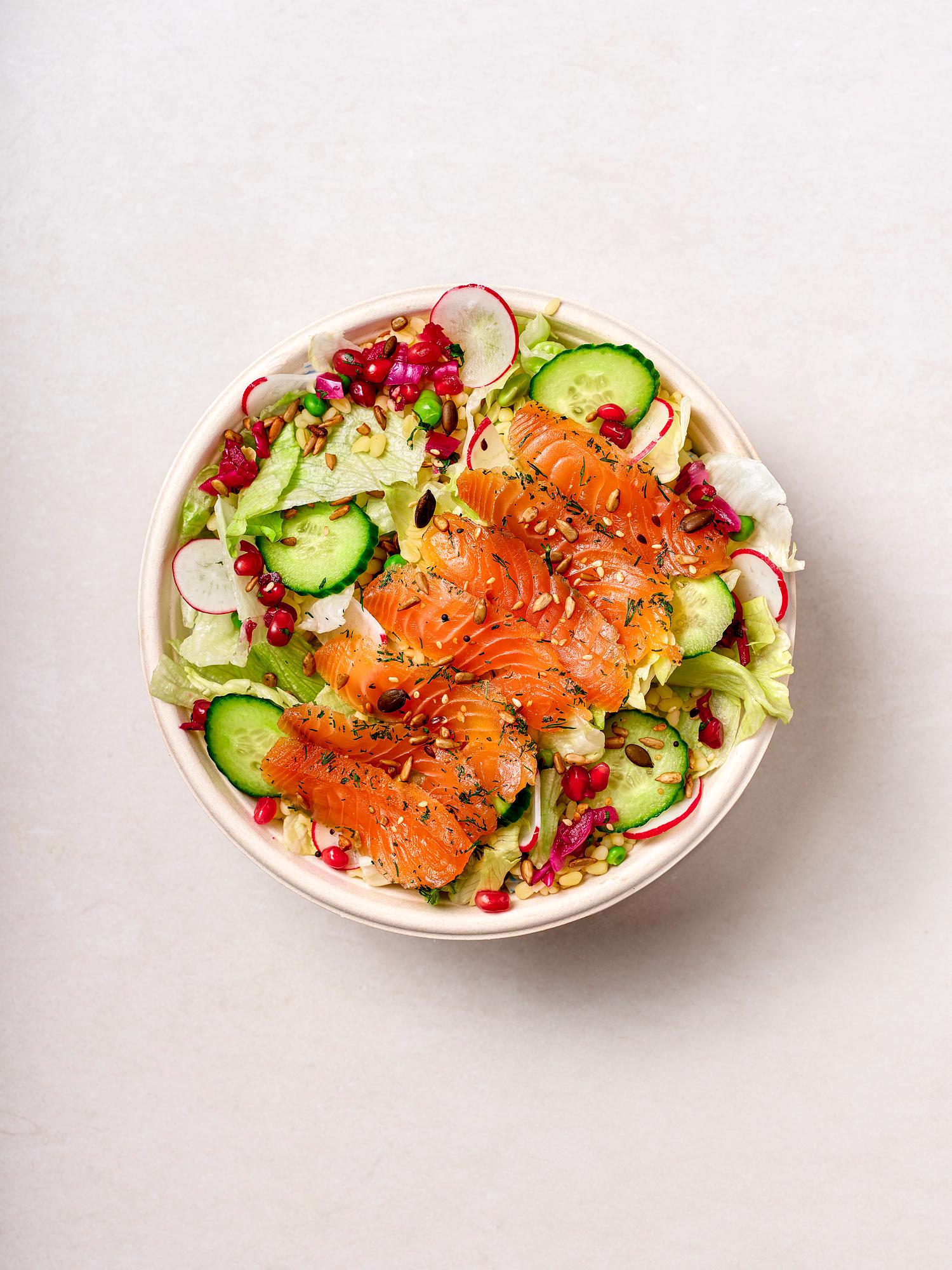 Gravlax Salmon Salad