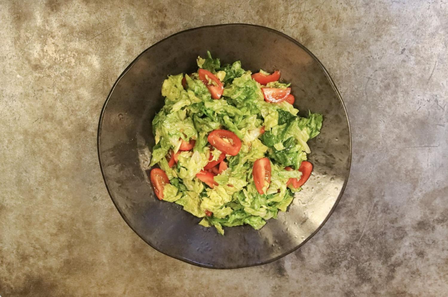 Lettuce and Cherry Tomatoes Salad