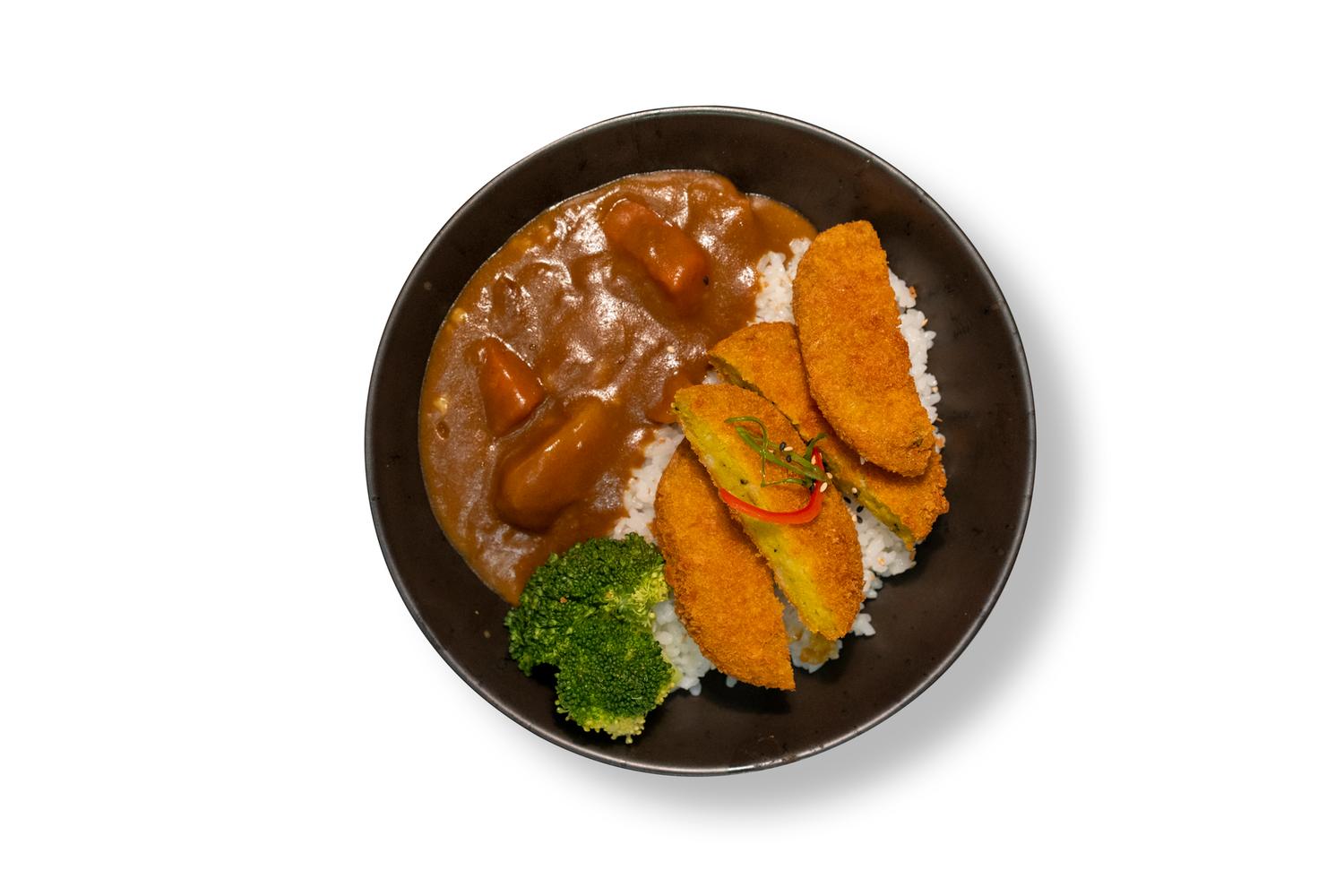Pumpkin katsu curry