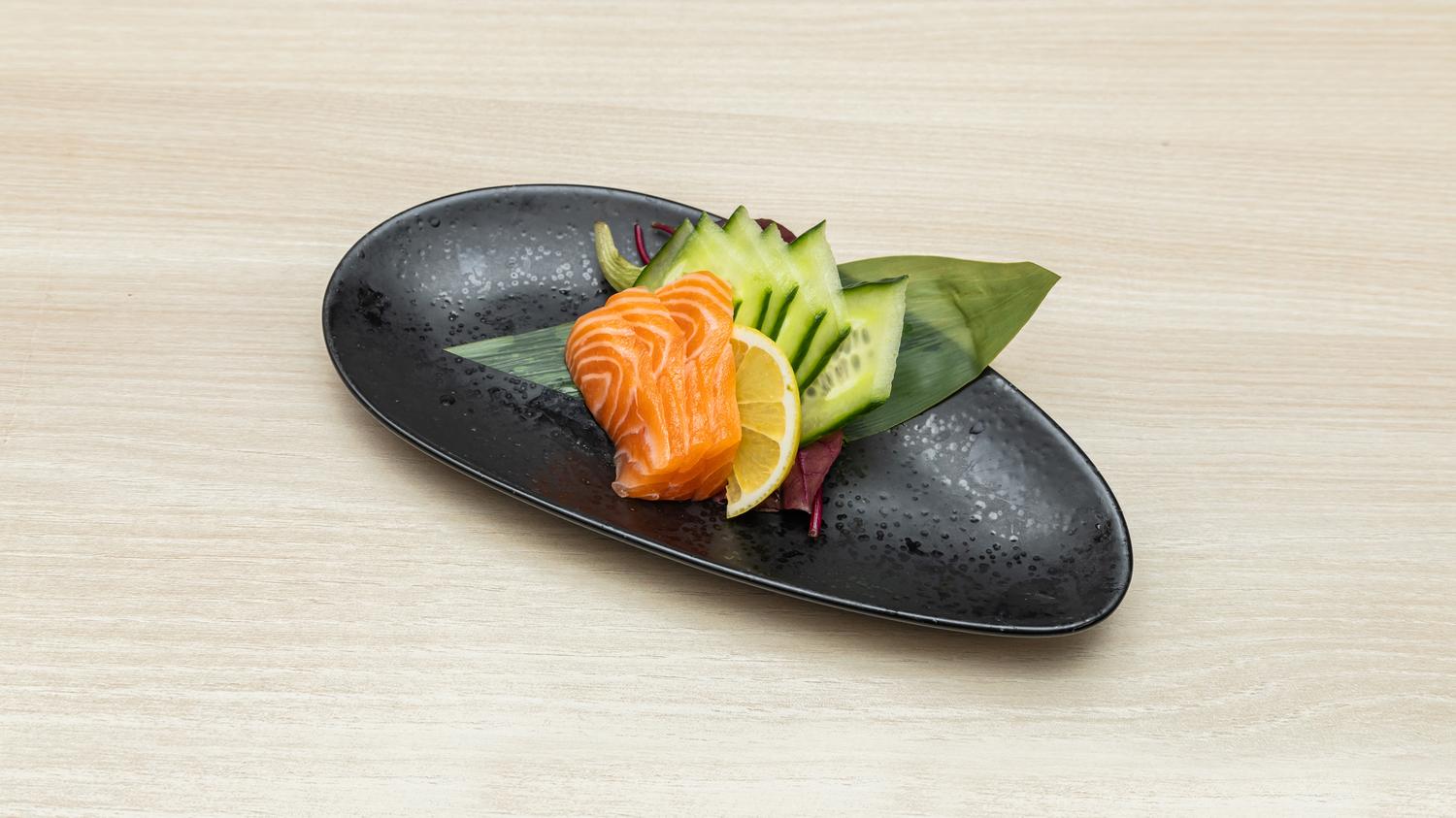 Salmon sashimi