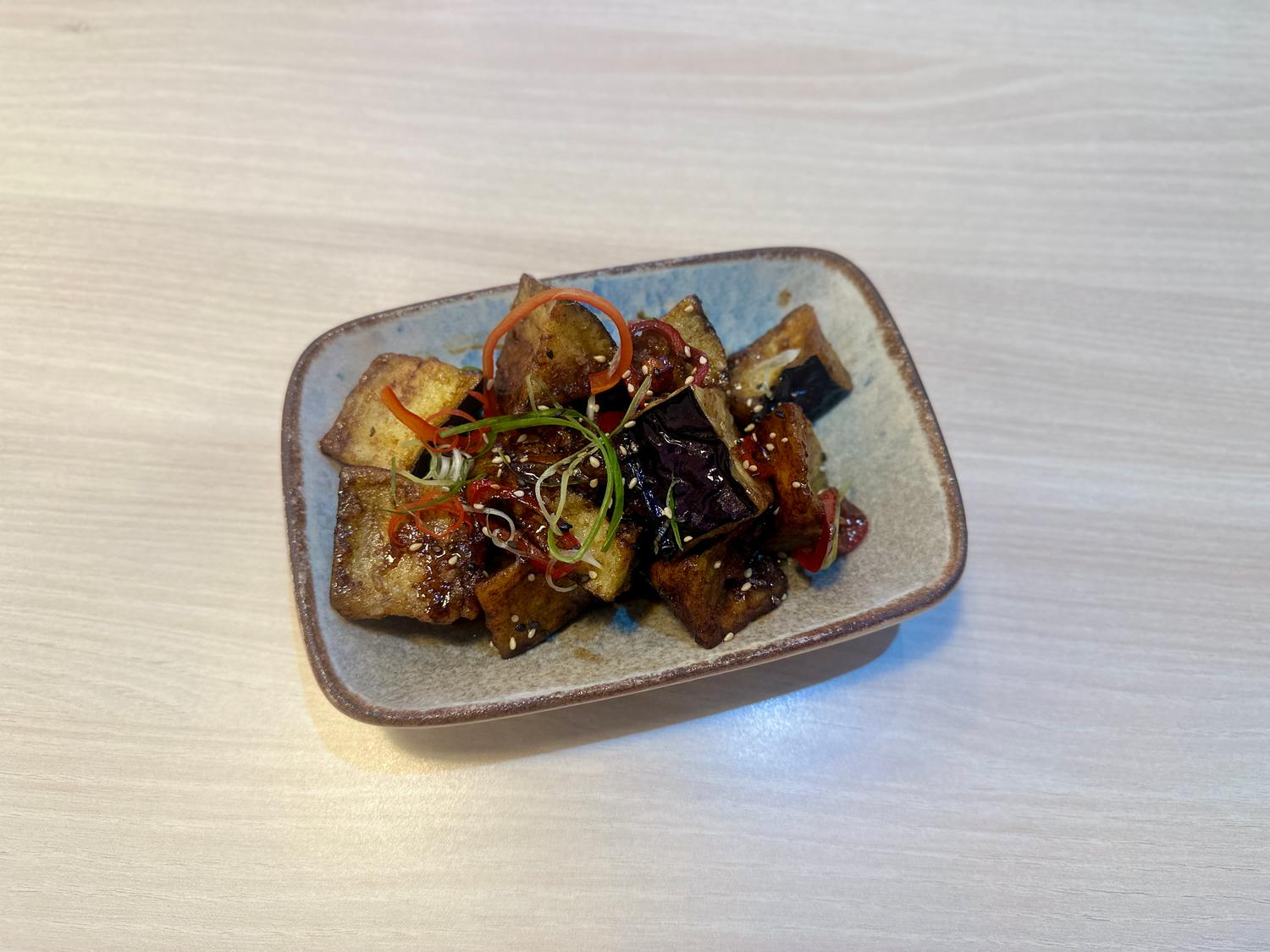 Thai Style Aubergine Platter