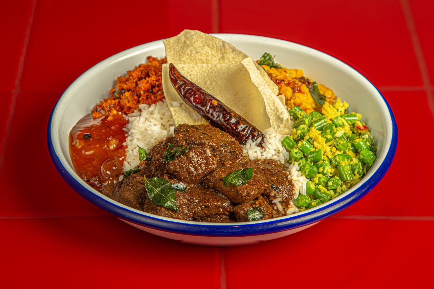 Rice & Black Pork Curry