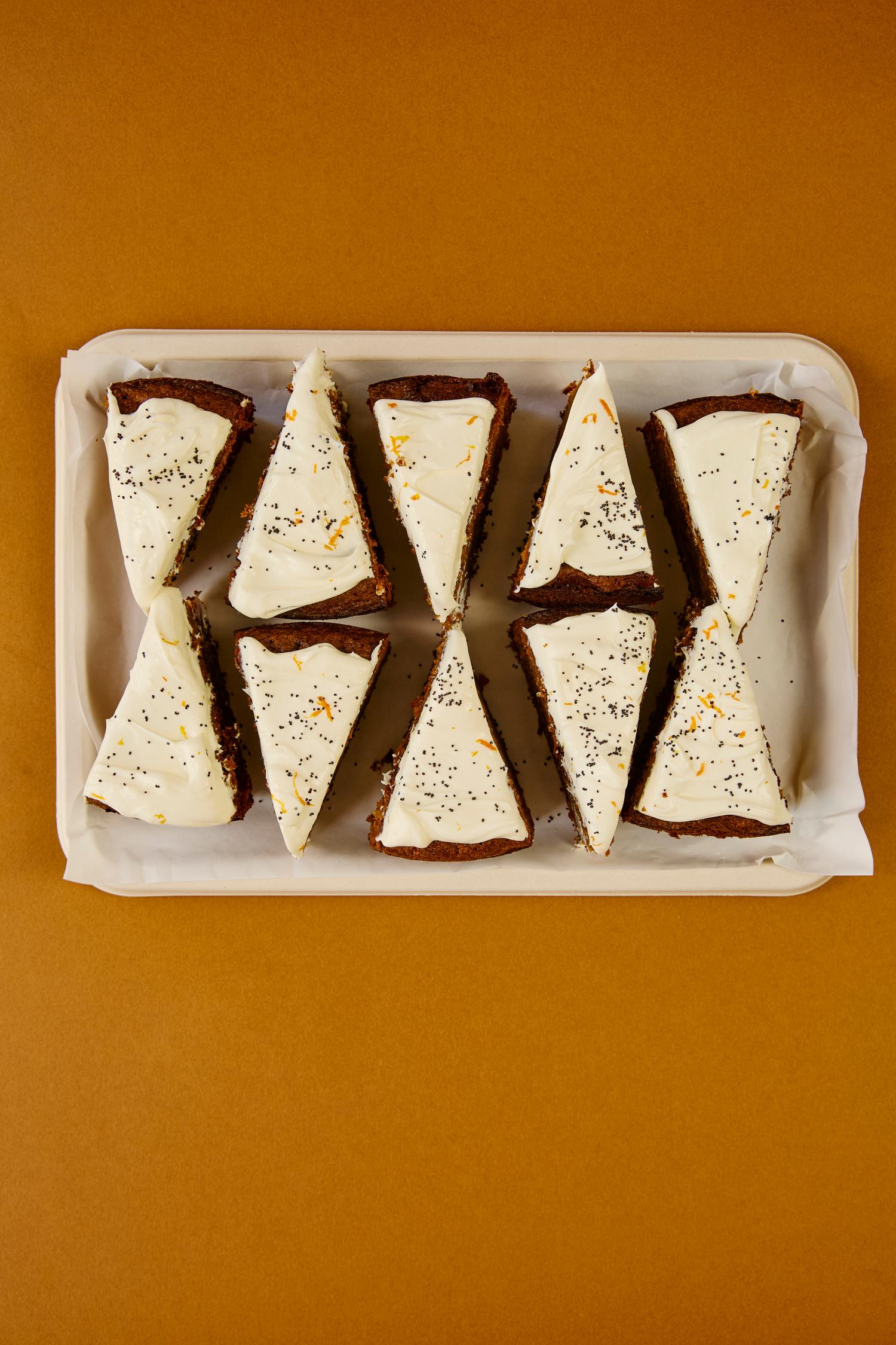 Carrot cake platter