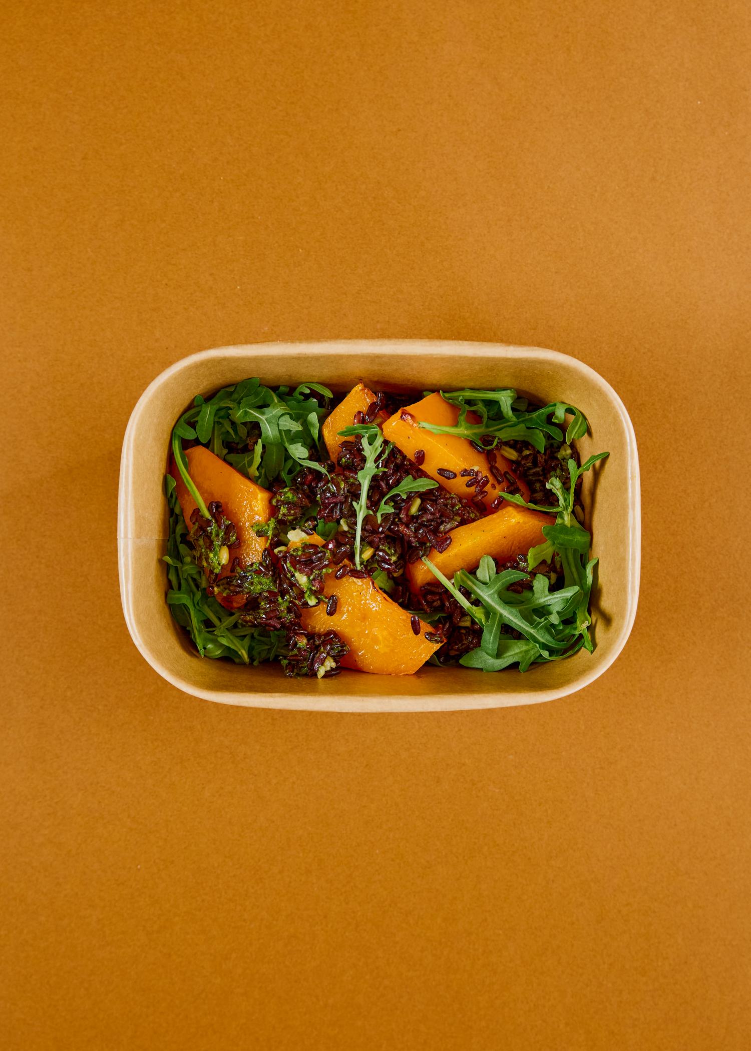 Butternut, zough dressed wild rice & herbs