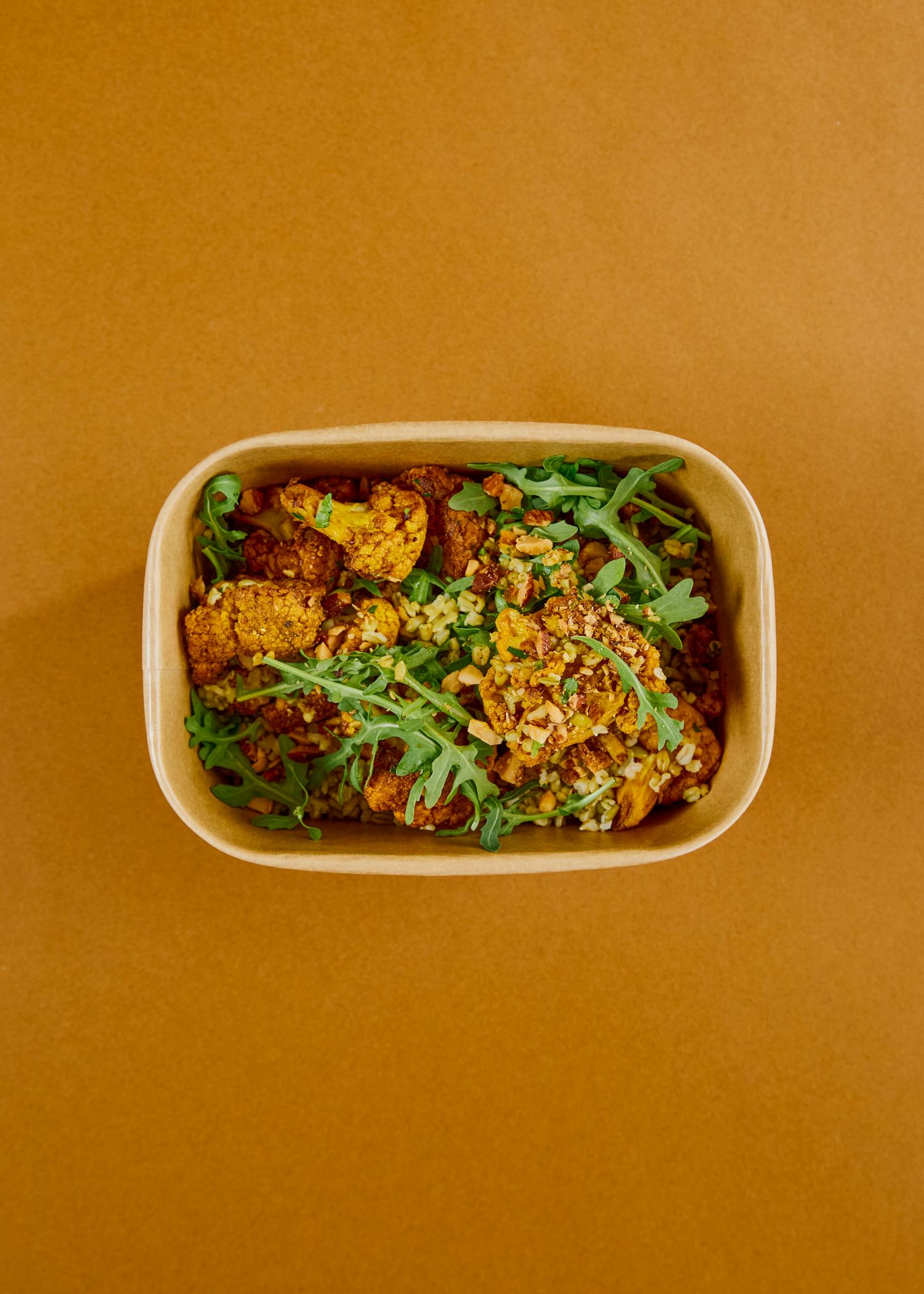 Freekeh, cauliflower & smoked almonds