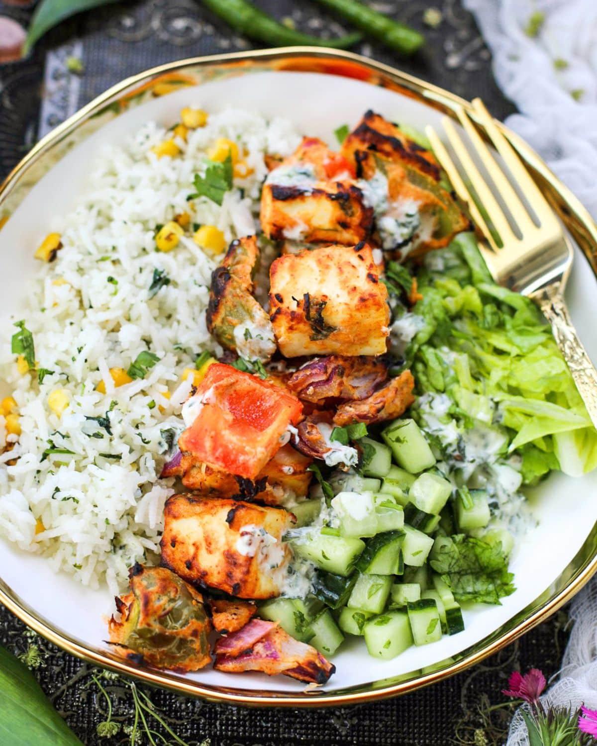 Grilled Paneer Protein Bowl