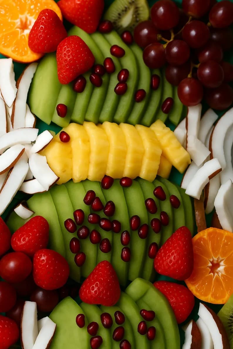 Fruit Platter & Coconut Chips