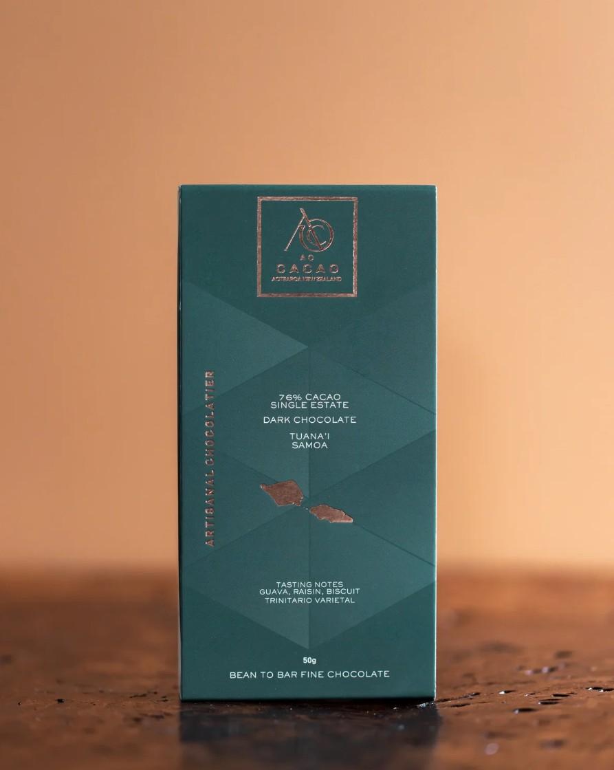 76% Single Estate Dark Choc Tuana'i Village, Samoa