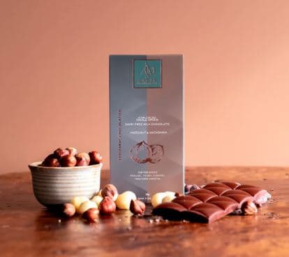 43% Hazelnut & Macadamia Chocolate