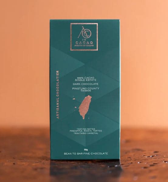 88% Single Estate Dark Choc PingtungCounty, Taiwan