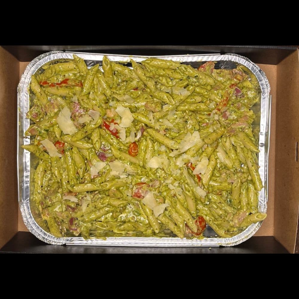 Basil Pesto, Chicken & Bacon Pasta