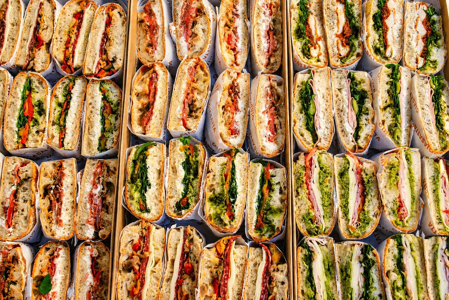 Panini Catering Box (16 Halves)