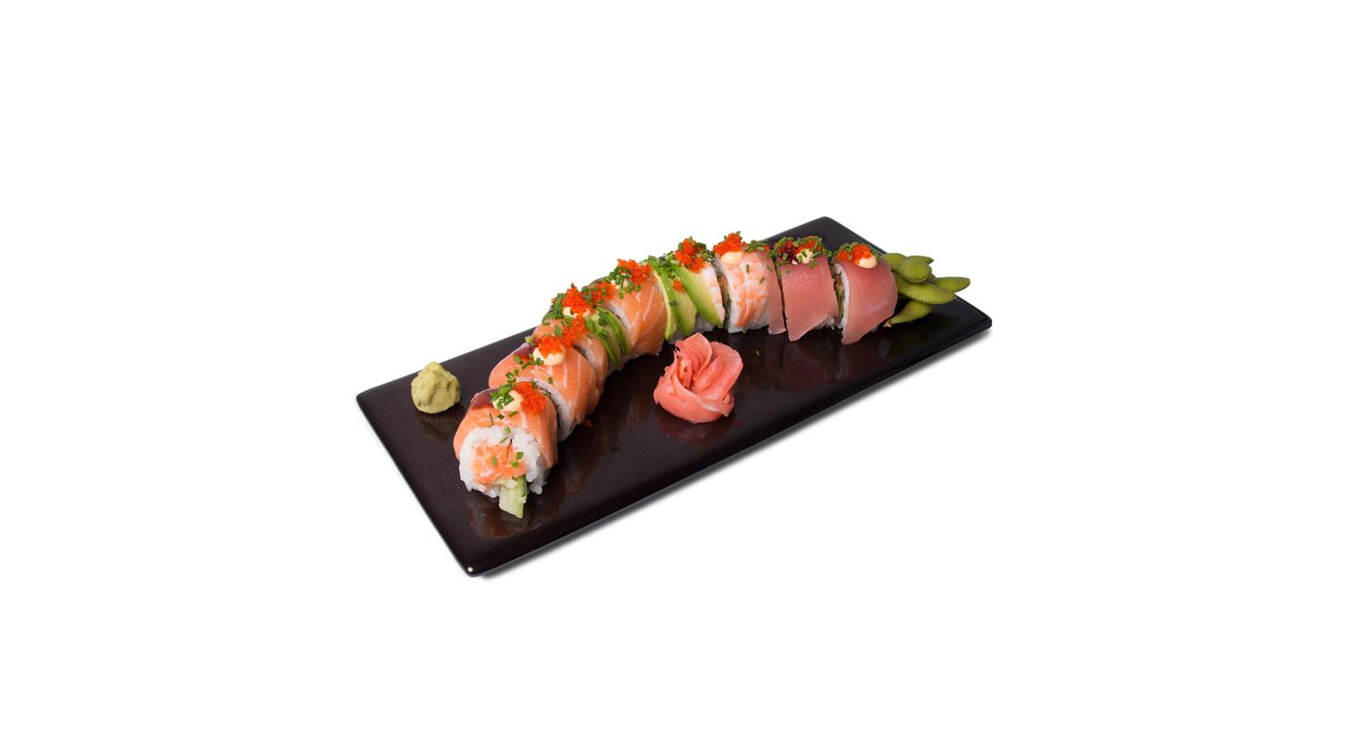 Spicy Rainbow Roll