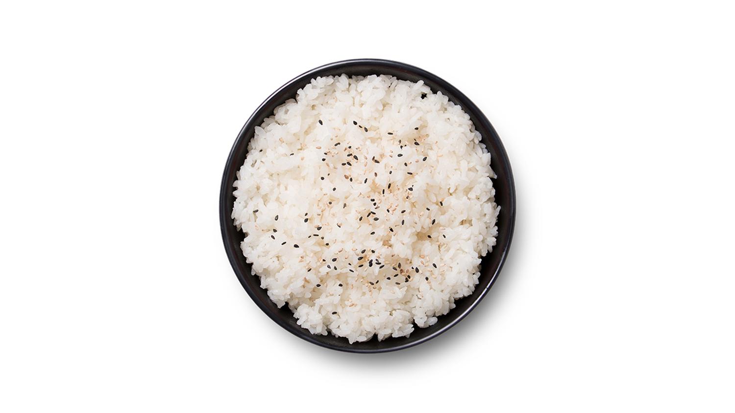 White steamed rice