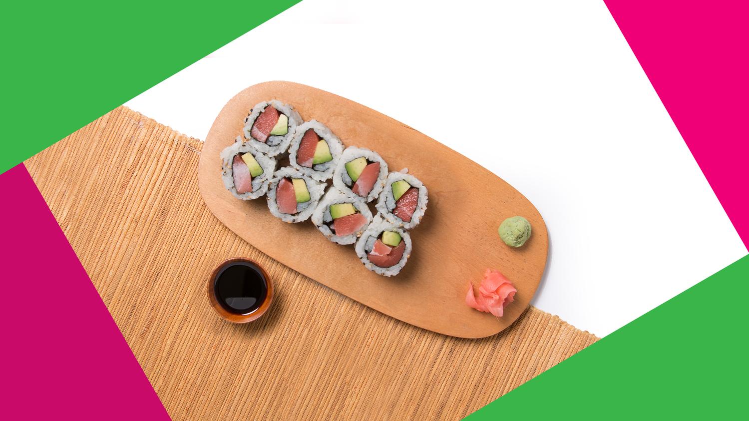 Vegan Tuna Uramaki