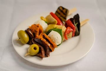 Vegetarian Gluten Free Antipasto Skewers