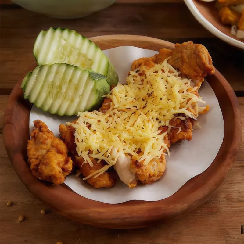 Ayam Geprek with Rice