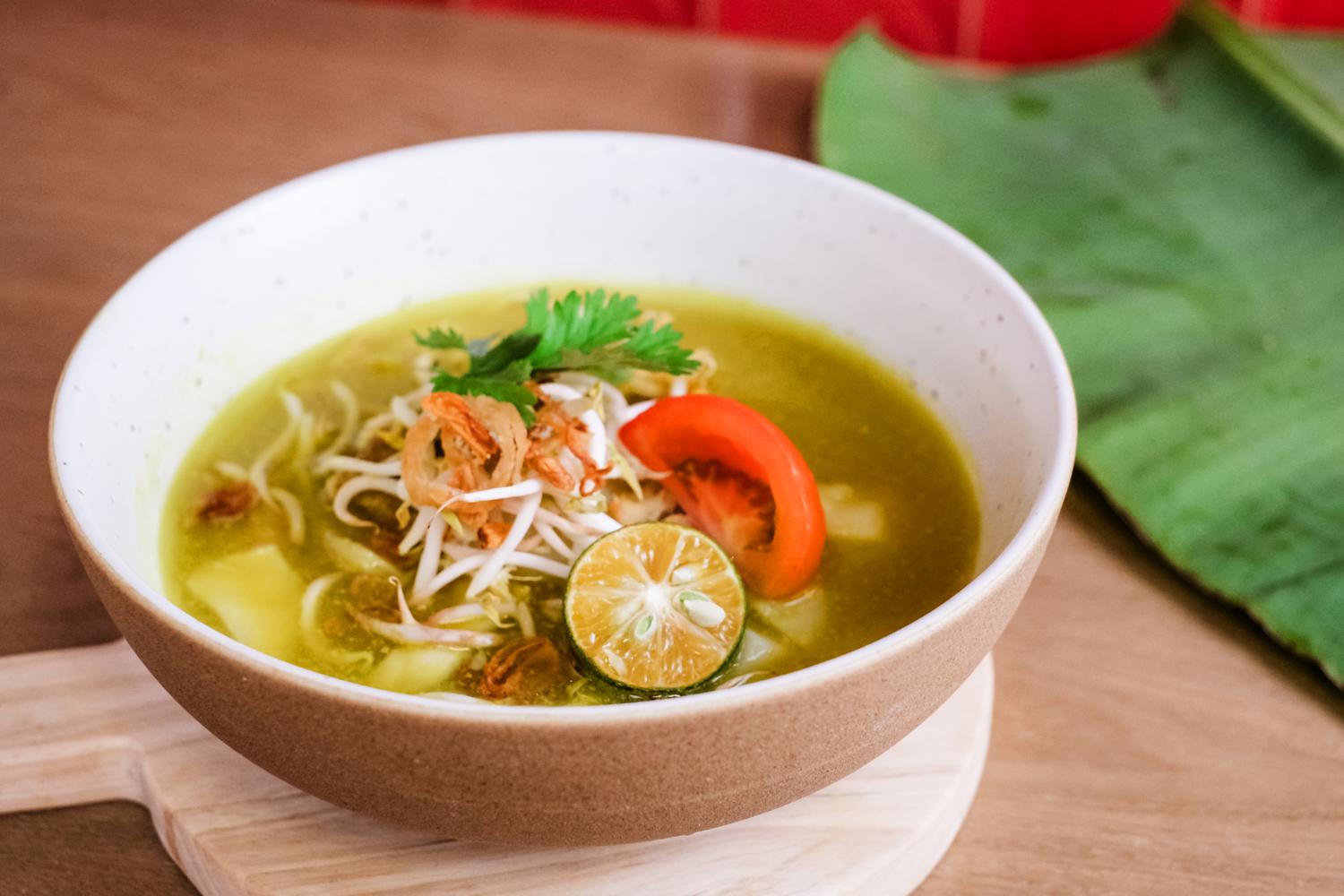 Soto Ayam Lamongan with Lontong